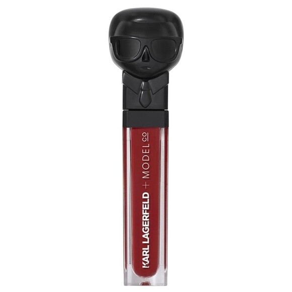 KARL LAGERFELD + ModelCo Lip Lights Liquid Matte Lipstick in Iconic Red NIB - Picture 1 of 8